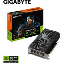 Tuba Toptaş Gıgabyte GV-N506TWF2MAX OC-16GD, RTX5060TI, Wındforce Max Oc, 16GB, Gddr7, 128BIT, 2 Fanlı, 1xhdmı, 3xdp, Gamıng Ekran Kartı