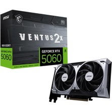 Tuba Toptaş Msı Geforce RTX5060 8g Ventus 2x Oc 8gb Gddr7 128BIT 1xhdmı 3xdp Ekran Kartı