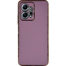 Pazarcan Xi̇aomi̇ Redmi̇ Note 12 4g Şanzeli̇ze Kılıf Li̇la (1021)