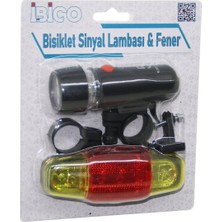 Ayder Timya 2İN1 BİSİKLET FENERİ SİNYALLİ LAMBA PİLLİ (Timya/Go1395)  200578