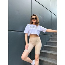 Kadın Yüksek Ben Toparlayıcı Sort Tayt