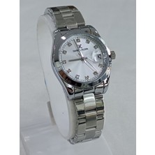 Daniel Klein Çelik Kordonlu, Metalik, Takvimli, 3 Atm Su Geçirmez, 2 Yıl Garantili Kadın Kol Saati