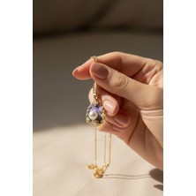 Pisidesa Antik Çerçeveli Incili Kolye Serisi – Gold Kaplama Özel Gün, Hediyelik, Tasarım