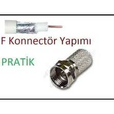 Ayder Timya EF VİDA 50 PARÇA  UYDU KONNEKTÖR RG-6-F (Timya/Go1395)  202278
