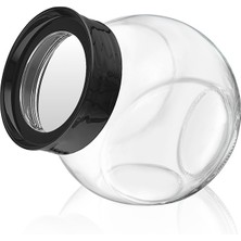 Mons Çift Dipli Kavanoz Qlux 750 ml Tezgahüstü Çay Kahve Tuz Baharat Kavanozu C-00564