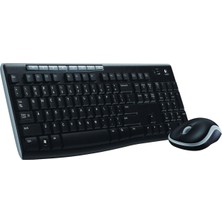 Tuba Toptaş Logıtech MK270 Q Tr Kablosuz Klavye Mouse Set Siyah 920-004525