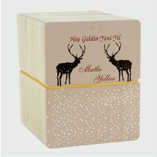 Ayena Moda Mutlu Yıllar Bileklik Kartı 200 Adet