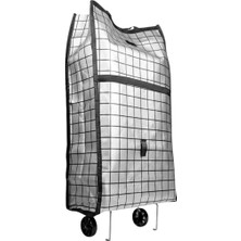 Ağır Yük Taşımaya Uygun Tekerlekli Market ve Pazar Çantası - Lisinya