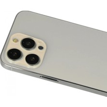 Marsilyan iPhone 12 Pro Rainbow Kamera Lens Koruma Cam - Gold
