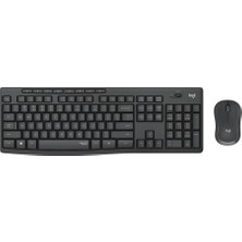 Tuba Toptaş Logıtech MK295 Siyah, 920-009804, Kablosuz, Türkçe Q, Klavye Mouse Set