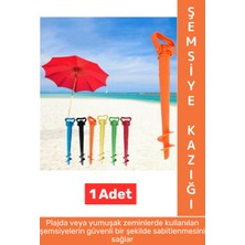 Normadia Kolay Kullanımlı Deniz ve Plaj Şemsiyesi Sabitleme Kazığı 41X16 cm