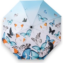 Normadia Rüya Gibi Kelebek Desenli Şemsiye, Şıklık ve Koruma Bir Arada