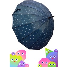 Rubenis Yüksek Kaliteli 16 Telli Otomatik Şemsiye, Şık ve Güçlü Tasarım