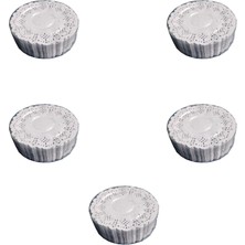 Omeyva Dantel Kağıt Bardak Altlığı - Beyaz - 9 Cm. - 500 Adetlik 5 Paket - 2500 Adet