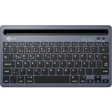 Tuba Toptaş Lenovo Lecoo BK100 Q Kablosuz Bluetoothlu Gri Klavye