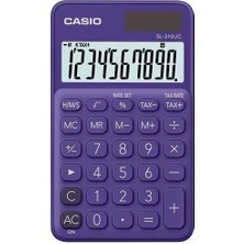 Casio Casıo SL-310UC-PL-N-DC 10 Hane Cep Tipi Hesap Makinesi - Lacivert