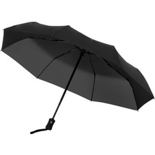 Normadia Unisex Tam Otomatik Fiber Telli Yağmur Şemsiyesi