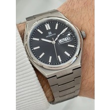 Momentus Siyah Kadran Titanyum Kordon 5ATM Su Geçirmezlik Erkek Kol Saati ILKCM380S.04SS