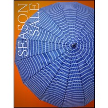 Rubenis Şık ve Dayanıklı 16 Telli Otomatik Baston Şemsiye, Zarif Tasarım