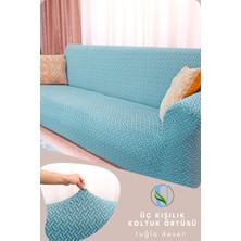 Uy Style Tuğla Desen 3kişilik Koltuk, Kanepe,çekyat Örtüsü,esnekli,likrali Koltuk Kılıfı