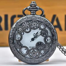 Stil Love Köstekli Çarklı Işlemeli Cep Saati