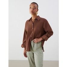 Lc Waikiki Yeni Sezon Dokulu Kadın Gömlek