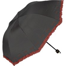 Şık Siyah Fiyonk Şemsiye, Zarif ve Kullanışlı Tasarım