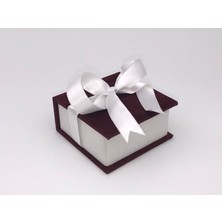 Hayran Kutu Ahşap Kadife Kurdeleli Elit Kelepçe Kutusu