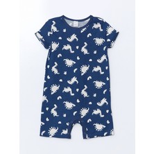 Lc Waikiki Yeni Sezon Dinozor Baskılı Erkek Bebek Tulum