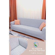 Uy Style Tuğla Desen 3kişilik Koltuk, Kanepe,çekyat Örtüsü,esnekli,likrali Koltuk Kılıfı