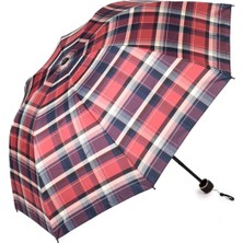 Rüzgar Koruma Ekoseli 8 Telli Şemsiye, Şık ve Dayanıklı Tasarım