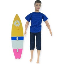 E-Woman Sörfçü Bebek Sergio Sörf Tahtalı - Mavi (Lisinya)