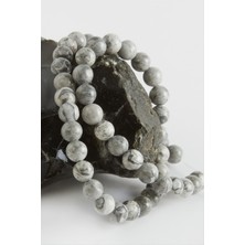 Zero Land Storozal 8 mm Jasper Taşı-Gri