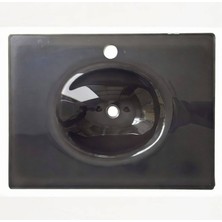 Brezza - Antrasit 58*81 Cam Lavabo Outlet - 55011297-