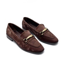 Kindep (Park Moda) Toka Detaylı Günlük Kadın Loafer Ayakkabı Kahve