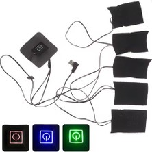 Çınar Hobi USB Termal Isıtıcı Ped Karbon Fiber Isıtmalı Giyim 3 Kademeli Ayarlanabilir Sıcaklıklı USB Giysi Isıtıcı Ped Elektrikli