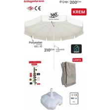 Kamp Outdoor 200 cm Plaj Bahçe Balkon Şemsiye Taşıma Çantası ve Aksesuarlar