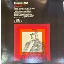 Kadıköy Plak Kulübü Beniamino Gigli – Italian Classical Arias (Arie Antiche)