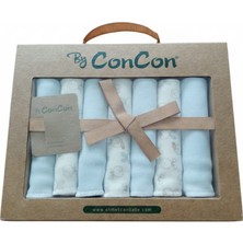 Concon Yenidoğan Bebek 7 Li Ağız Silme Mendili Kutulu %100 Pamuk