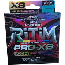 Anchor Ritim X8 Pe Multicolor 150 mt 0,18MM Ip Misina