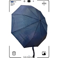 Rubenis Şemsiye, 10 Telli, 3 Kırmalı, Otomatik Açılır, Dayanıklı ve Şık Tasarım