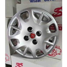 Yk Fiat Albea / Palio / Doblo Uyumlu 14 Inç Jant Kapağı 4'lü Takım Amblem Hediyeli