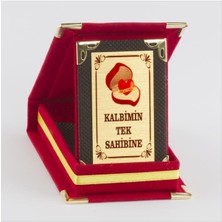 Zero Land Storozal Kalbimin Tek Sahibi Plaketi-Kırmızı