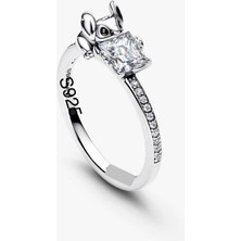 Poseidons Jewellery S925 Stitch ve Taş Yüzük