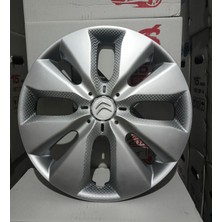 Yk Citroen C-Elysee / C3 / Berlingo / Nemo Uyumlu 15 Inç Jant Kapağı 4 Adet