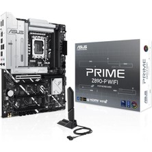 Tuba Toptaş Asus Prıme Z890-P Wıfı Ddr5 8666MT/S 1xhdmı 1xdp 1xusb Type-C 4xm.2 Atx 1851P (Intel Ultra Processors Serıes 2)