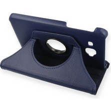 Buğz Samsung Galaxy T280 Tab A 7 Kılıf 360 Tablet Deri Kılıf - Lacivert