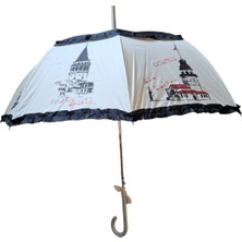 Normadia Şemsiye, Istanbul Desenli, Kadın Için Şık ve Hafif Koruma Aracı