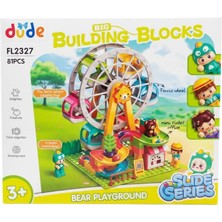 Kiddico Toys 81 Prç Monte Edilebilir Yapı Seti