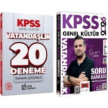 Anla Kazan Yayınları Yargı + Deli Defteri 2026 Kpss Vatandaşlık Soru Bankası + 20 Deneme 2 Li Set - Özgür Özkınık Yargı + Deli Defteri Yayınları